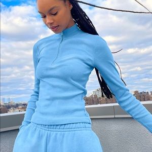 TNA LONG SLEEVE WITH ZIP NECK